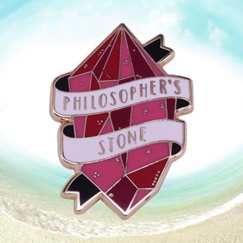 Harry Philosophers Stone Enamel Pin Witchcraft and Wizardry Potion sorcerers stone brooch alchemist magical wizarding world
