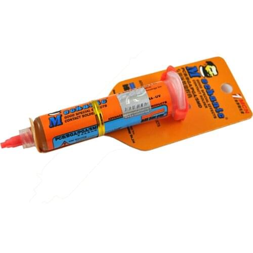 New Mechanic RMA-UV10 10cc Soldering paste Flux for Soldering iron BGA solder station Tin Cream BGA flux with needles
