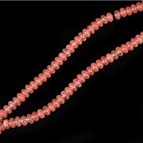 Red color Watermelon crystal 5x8mm wheel beads DIY loose Beads Making accessories for Necklace Bracelet