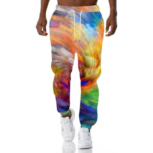 CJLM Creative Pants Nordic Abstract Graffiti Ins Style Street Casual Trend Cool Trousers Shipping Direct Sales Men And Women 5XL