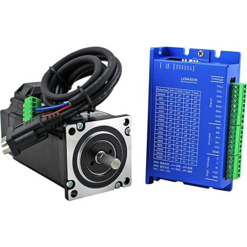 LC57H380+LCDA357H 57 closed loop stepping, 36V 2N.m high speed encoder, motor shaft diameter: 8mm