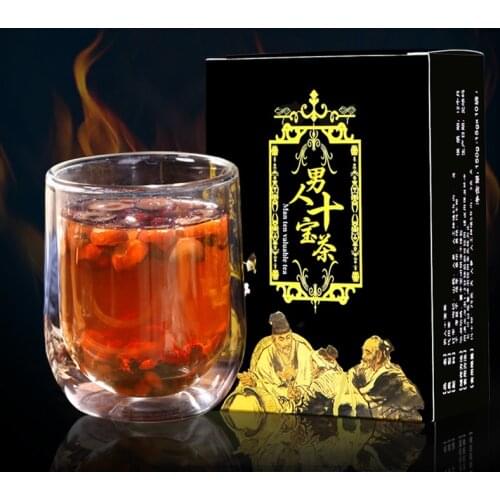Ten Treasure Tea Mens Tea Huang Jing Maca Tea, Mulberry, Wolfberry, Maca, Huang Jing, Raspberry, Lotus Seed and other healthtea