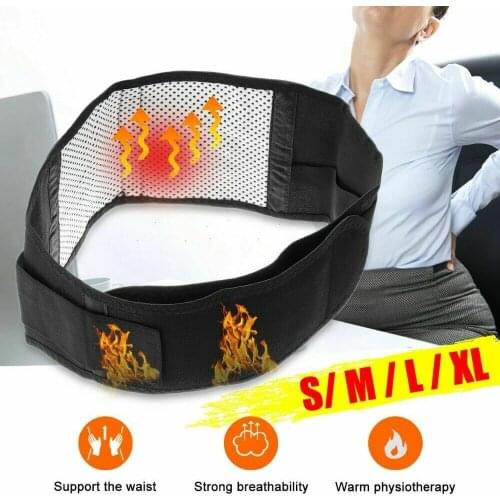 New Hot Health Care Adjustable Waist Tourmaline Self Heating Magnetic Therapy Back Waist Support Belt Lumbar Brace Massage Band