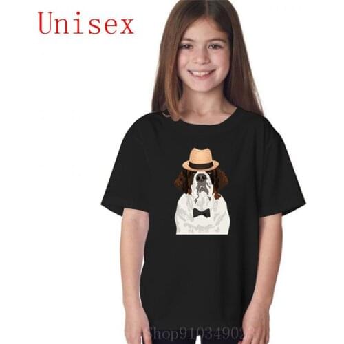 Saint Bernard Dog Lovers boy clothes girl clothes kids clothes boys shirts for teenage girls kids summer clothes kids clothes