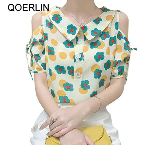 Блузки с открытыми плечами QoerliN China At AliExpress