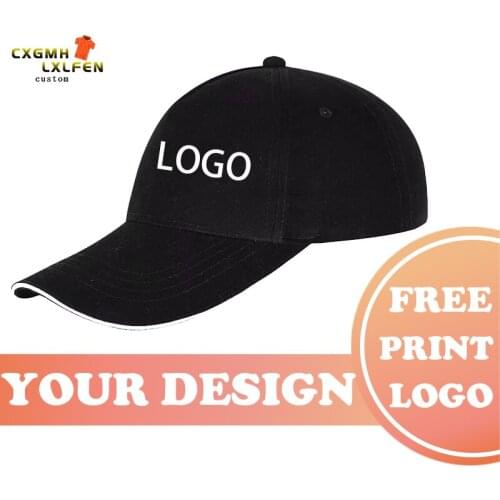 Multicolor golf caps, baseball caps, peaked caps, sports sunshade, pure cotton, five-piece air holes, high-end custom logo hats