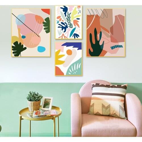 Modern Abstract Marble Textured Canvas Painting Wall Art Pictures Poster and Prints for Living Room Interior Home Decor