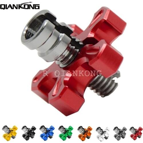 Universal Motorcycle Clutch Cable Brake Wire Adjuster with M8 Clutch Cable Screw For HONDA Scooter Adjusting Bolt