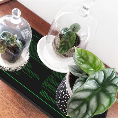 LERWAY Waterproof Seedling Heating Mat Germination Hydroponics Supplies for Garden Flower Vegetable Seeds Lawn Grass Thermostat