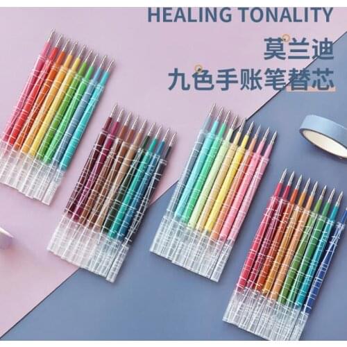 High Quality Hand Account Ink Pens Refills 0.5mm Student Stationery Office Supplies Gel Pens Ink Refills Gift