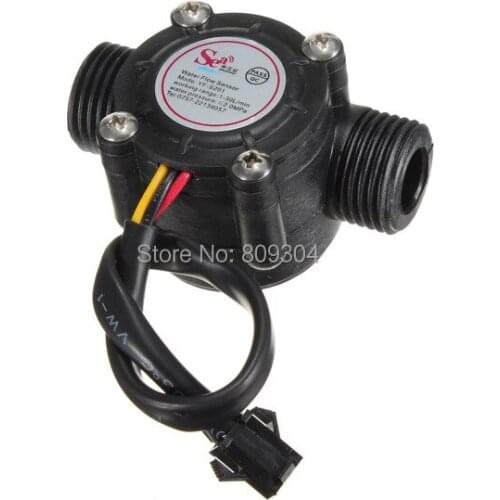 1-30L/min 1.2MPa 1/2" Hall Effect Flowmeter Control Water Flow Sensor