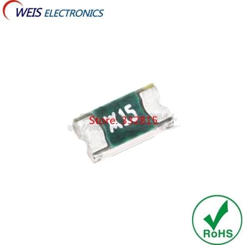 100PCS NANOSMDC150F-2 1206 1.5A 6V PPTC FUSE SMD fuses safety tube ROHS Free shipping D