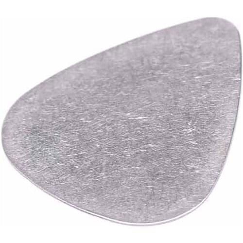 12 Pieces Bass Guitar Picks Stainless Steel Acoustic Electric Guitarra Plectrums 0.30mm Wholesale
