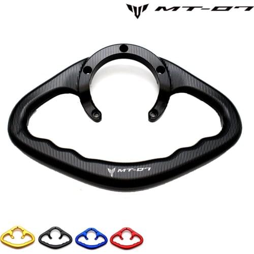 For Yamaha MT-07 MT 09 Accessories CNC Passenger Handle Fuel Tank Holder Photocell Armrest Handle MT07
