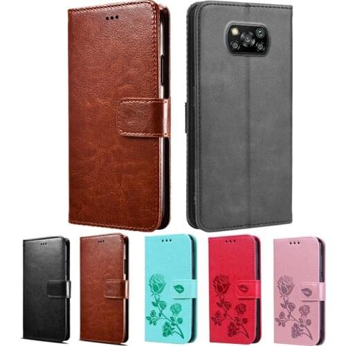 Cover For Xiaomi Poco X3 Pro чехол Case Flip Leather PU Wallet Stand Capa Pocophone Little Poko X3 NFC Case Etui Protector Shell