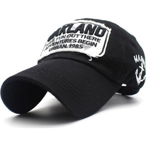 Mens washed cotton baseball hat tide fashion printing letters casual caps dad hats on the drivers cap Sanpback caps wholesale