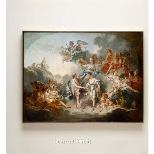 Classical religious figures christians landscape canvas printings oil painting printed cotton no frame wall art decoration