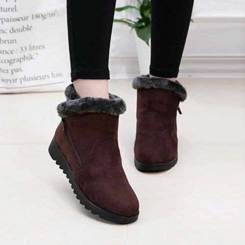 Snowboarding skiing shoes women winter shoes womens ankle boots sport flat warm woman snow boots thick plush skiing shoes
