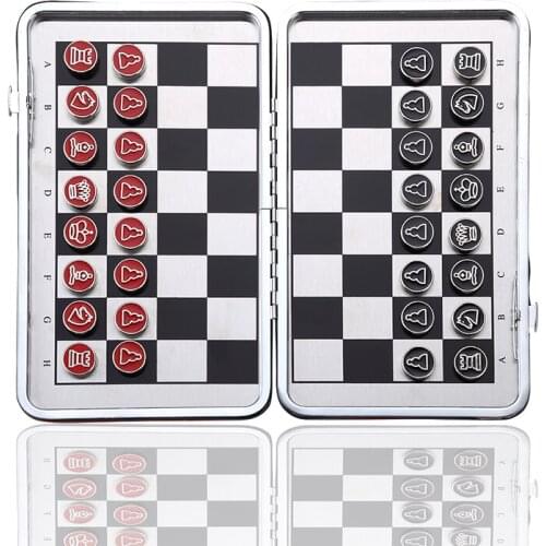 Magnetic Chess Kit Toy Professional Oficial Family Game Adult Mini Chess Medieval Luxury Jogos De Tabuleiro Strategy Game