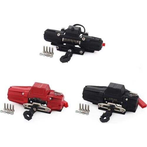 Single Double Motors Electric Winch Wireless Remote Control Receiving Ware for 1/10 RC Crawler Car Traxxas TRX4 SCX10 TF2 CC01