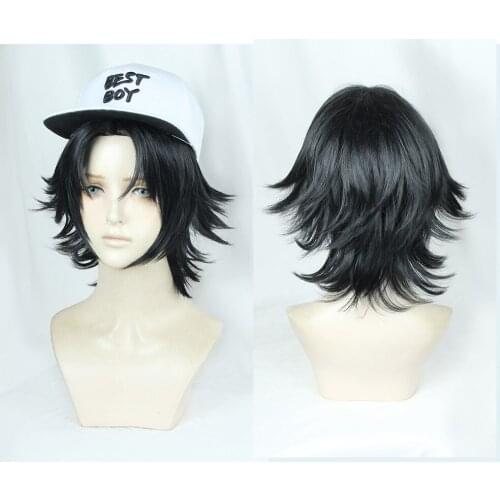 High Quality Anime Division Rap Battle Hypnosis MIC Nirou Jiro Yamada Cosplay Wig Halloween Men Cosplay Costume Props