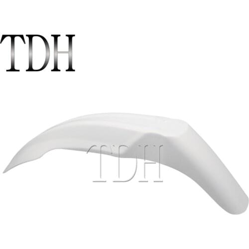 White Motocross Front Fender Dirt Bike Supermoto Enduro Mud Guard For EXC XC KLX KX RM DR XT YZ WR XR