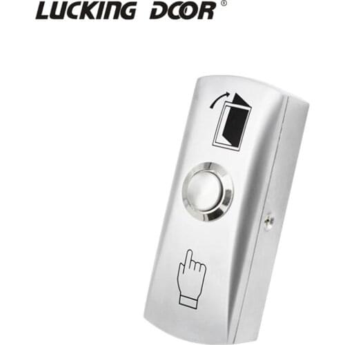 Zinc Alloy Push Exit Button Exit Switch NC/COM Exit Push Door Access Control Switch for Door Access Control System Z30NC