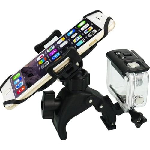 360° Rotation Phone Holder Bicycle Handlebar Bracket Bike Mount Phone/PDS/GPS/MP Camera Stand For Motorcycle Electric Vehicle