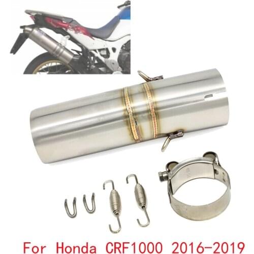 For Honda AFRICA TWIN CRF1000L 2016 2017 2018 2019 AFRICA TWIN CRF1000L ADV Escape Slip-on Motorcycle Exhaust Middle Link Pipe
