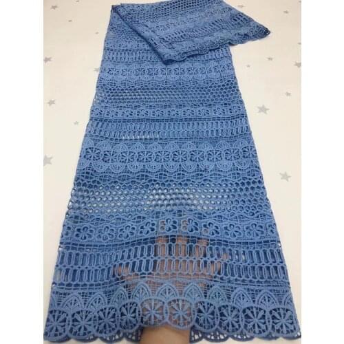 High-quality Guipure Lace Fabric 2020 Embroidered African Umbilical Cord Lace Fabric, Matching with Wedding Dress D4391