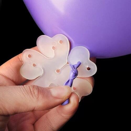 5 pcs Balloon Plum Clip Flower Sealer Balloon Decoration Accessories Practical Birthday Wedding Party Plastic Clip Diy Craft