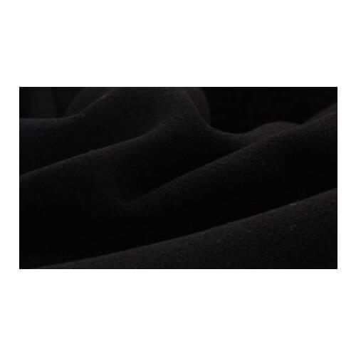 150cm*100cm autumn and winter Brushed black cashmere imitation wool fabric thicker coat diy cloth fabric material free shipping