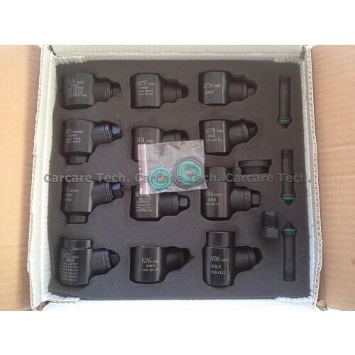 16Pcs injector holder/clamp Diesel fuel injector Tool for all injectors common rail test bench injector holder