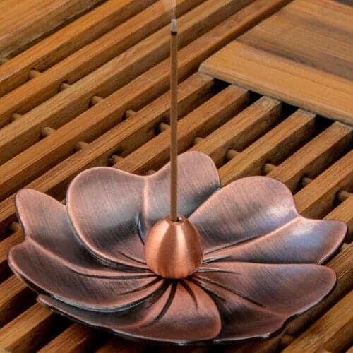 Antique Fragrant Lotus Flower Fragrant Multi Hole Thread Incense Burner Household High Temperature Resistant Incense Holder
