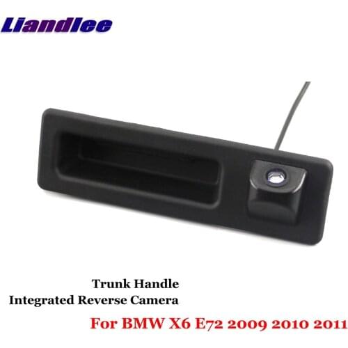 Car Reverse Camera For BMW X6 E72 2009 2010 2011 Rear View Backup Parking Camera / Trunk Handle Integrated High Quality