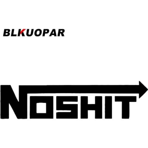 BLKUOPAR Noshit Symbol Logo Street Signs Car Stickers Suitable for Any Flat and Smooth Clean Surface Car Door Protector