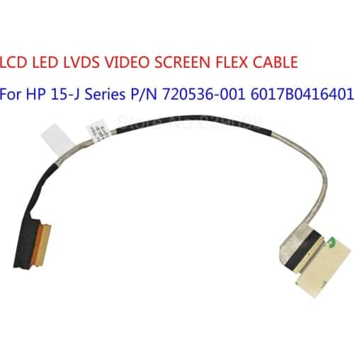 For HP 15-J Series P/N 720536-001 LCD LED LVDS VIDEO SCREEN FLEX CABLE 6017B0416401