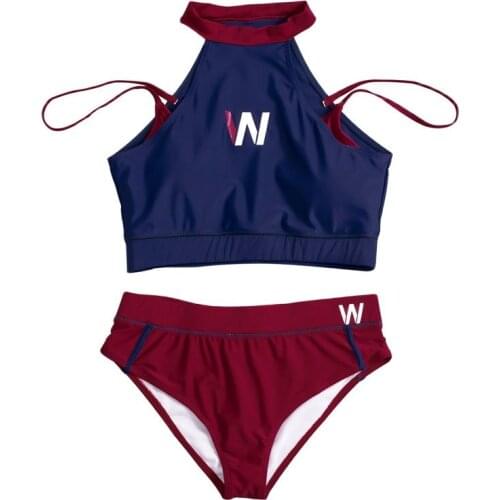 HUARENMEI Large Two-piece Swimwear
