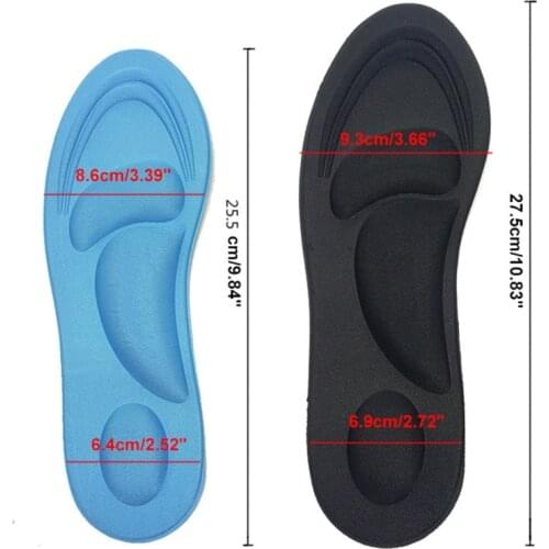 4D Massage Insoles Soft Sponge Arch Support Orthotic Foot Inner Pads For Shoes High Heels Men Women Cushion Soles Spurs