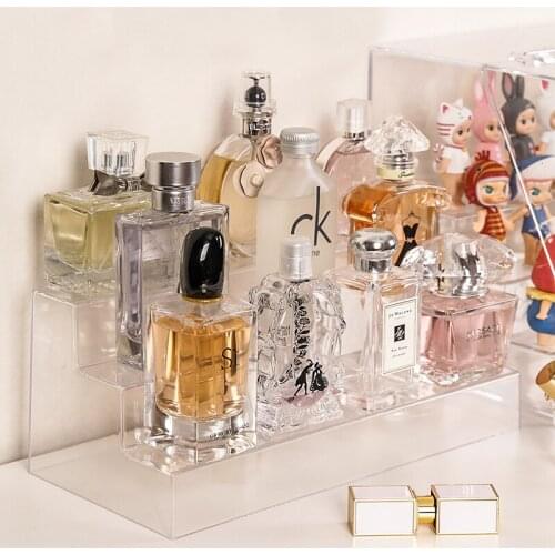 Multilayer Transparen Shoes Toy Display Stand Plastic Acrylic Nail Polish Perfume Stand Make Up Holder Home Display Stand