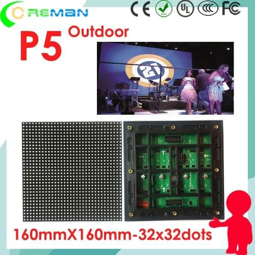 Freeshipping led rgb p5 module outdoor for led advertising board ,diy led sign accessories led module p6 p5 p4 p3