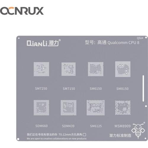 Qianli Bumblebee BGA Reballing Stencil kit for Qualcomm CPU Series Xiaomi Huawei MSM8992 8996 SM8150