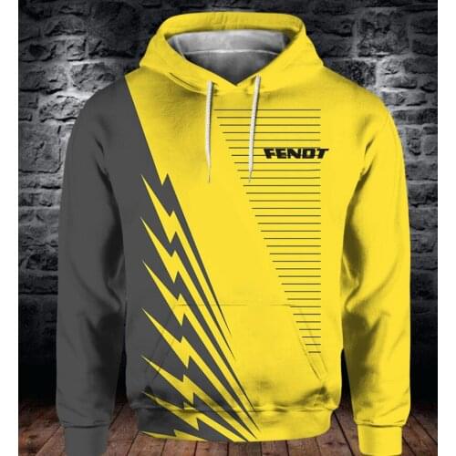 2021 New Mens Spring and Autumn Fendt 3D Logo Print Hoodie Casual Fashion Harajuku Hoodie