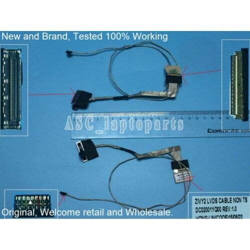 New Original LCD LED Video Flex Cable For LENOVO IdeaPad Y50-70 30Pin No Touch Laptop Screen Display Cable DC02001YQ00
