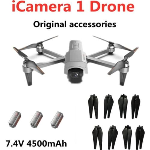 Original Accessories iCamera 1 Drone Battery 7.4V 4500mAh Propeller maple leaf iCamera 1 Dron Spare Parts
