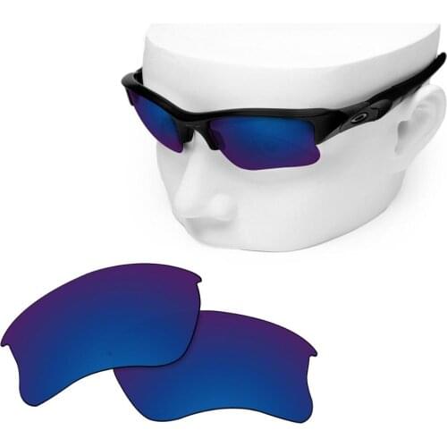 OOWLIT Polarized Replacement Lenses of Deep Water for-Oakley Flak Jacket XLJ Sunglasses
