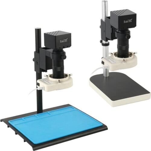 2020 HD 1080P HDMI Industrial Electronic Digital Video Microscope Camera +100x C-MOUNT Lens+56 LED Light For Phone PCB Soldering