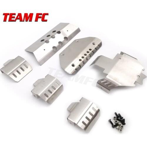 RC car metal trx-6 G63 bumper Chassis Armor Protection Skid Plate for Traxxass TRX-4 G500 88096-4 option upgrade