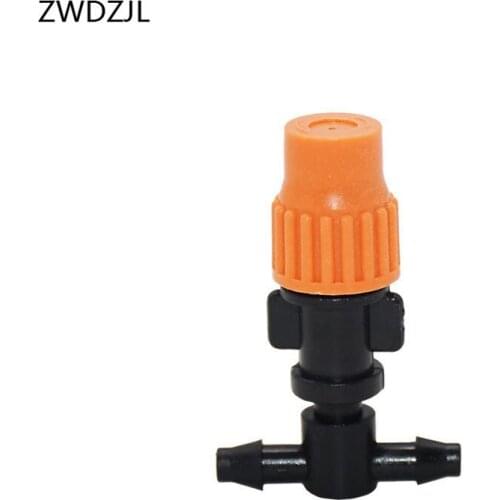 Atomization Water Nozzle Sprayer DIY Micro Drip Irrigation Plant Self Garden Mist Sprinkler with Hose Connector 8 Pcs