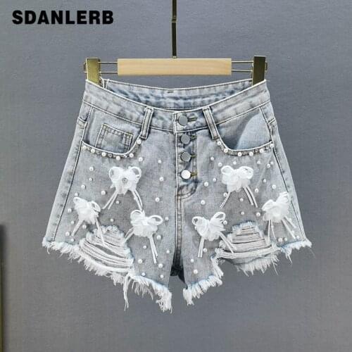 SDANLERB Womens Short Jeans